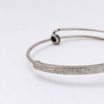 Blank Engraving Slide Wire Cuff Bracelet